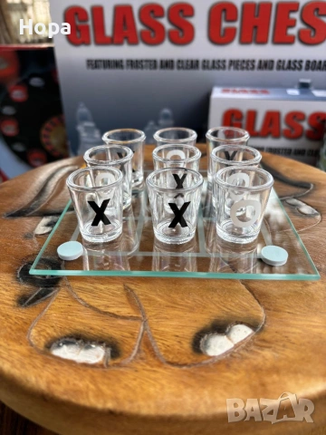 Морски шах с шотове от стъкло, снимка 7 - Шах и табла - 53844241