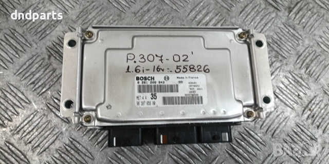 Компютър Peugeot 307 1.6i 16v 2002г. 0261206943 9638765680 