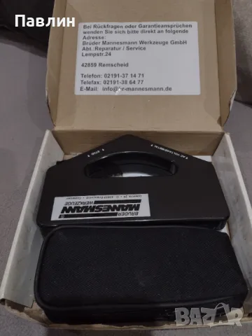 Лазерна ролетка MANNESMANN комплект, снимка 3 - Измервателни инструменти - 48826041