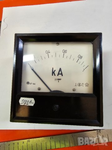 Амперметър система 1 килоампер 1000 ампера  за токов трансформатор 1000/5 