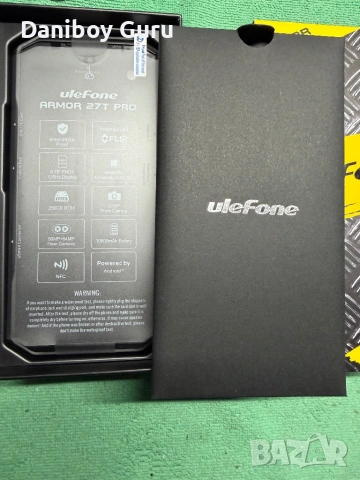 Смартфон Ulefone - Armor 27 Pro 5G, 6.78'', 12GB/256GB, черен, снимка 15 - Телефони с две сим карти - 53824114