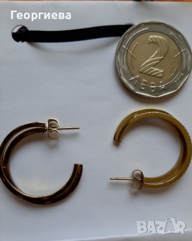 Продавам комплект стоманени златни обеци + Подаръци, снимка 5 - Обеци - 39270133