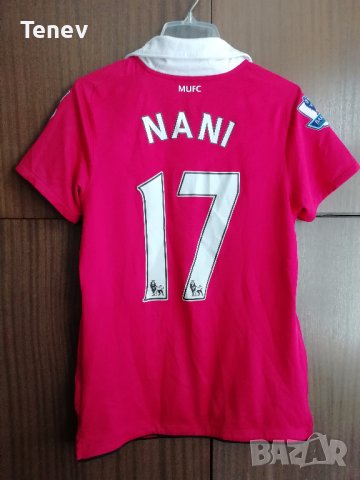 Manchester United Nani Nike оригинална дамска тениска фланелка Нани Манчестър Юнайтед  
