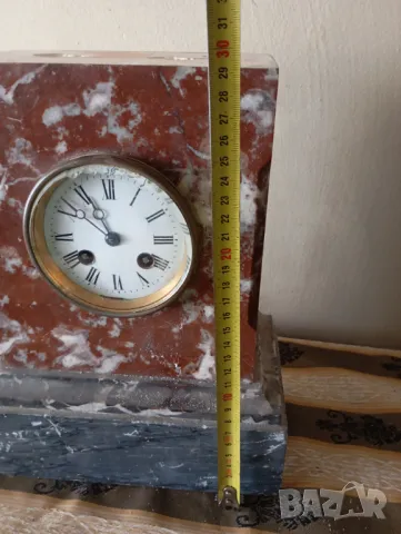Стар каминен часовник, снимка 5 - Други ценни предмети - 50151669