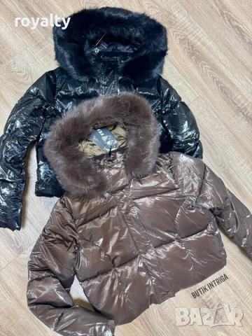 Дамски Зимни Якета Два Цвята , снимка 3 - Якета - 52648303