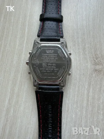 Продавам мъжки часовник Casio (4334) EFA-120 кожена каишка, с нови батерии!, снимка 3 - Мъжки - 55862494