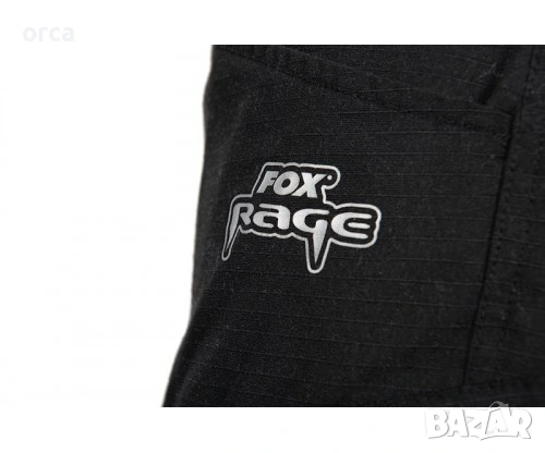 Панталон Fox Rage Combat Trousers Rip Stop за спинингов риболов черен, снимка 7 - Екипировка - 53705983