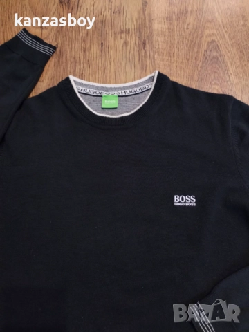 hugo boss green rime fw15 - страхотен мъжки пуловер М, снимка 2 - Пуловери - 52296284