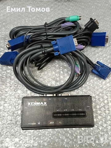KVM превключвател Edimax EK-PSK4