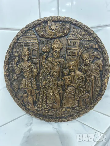 Стара антика восъчен печат религиозна, снимка 3 - Антикварни и старинни предмети - 49351388