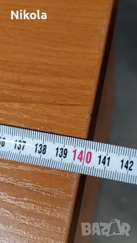 Бюро 70/140см и 120/60см височина 74см цбят череша , офис маса 2бр , снимка 12 - Бюра - 49277829