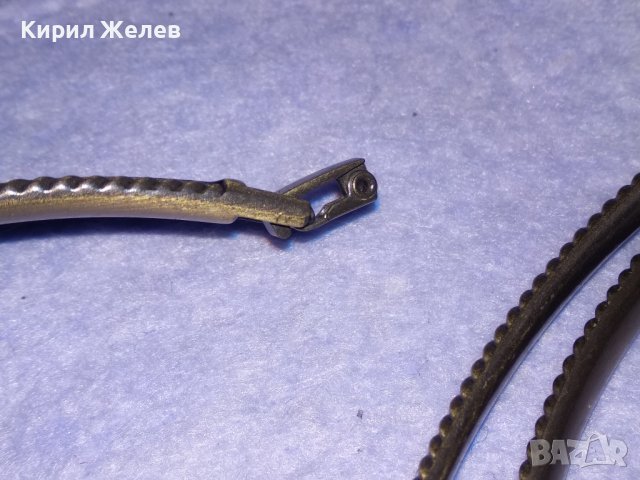 ЕФЕКТНО ШАРМАНТНО БРОНЗОВО ВИНТИДЖ АРТ ДЕКО СТИЛ КЕХЛИБАРЕНО КОЛИЕ 38662, снимка 17 - Колиета, медальони, синджири - 41638690