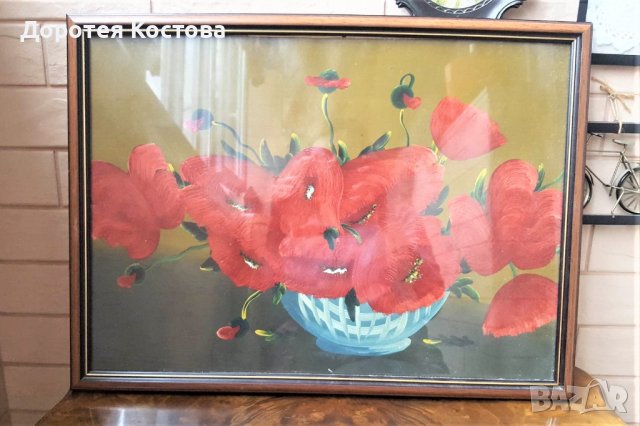 Красива картина с макове, снимка 1