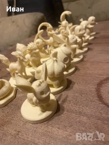 3Д Принтиран Pokemon шах сет, снимка 1