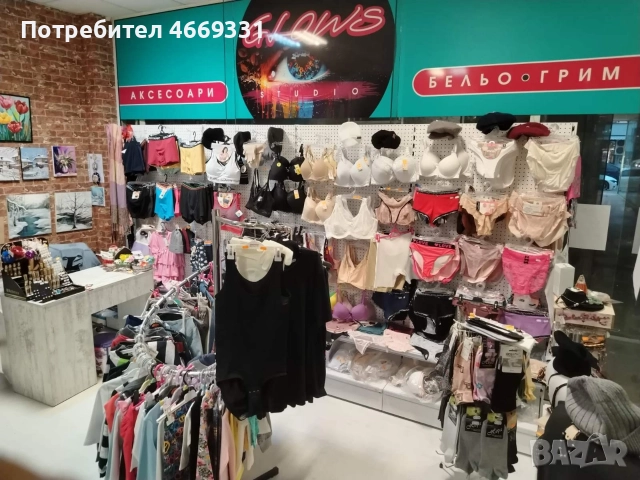 Стилажи за магазин със стока бельо и аксесоари, снимка 5 - Бельо - 52662902