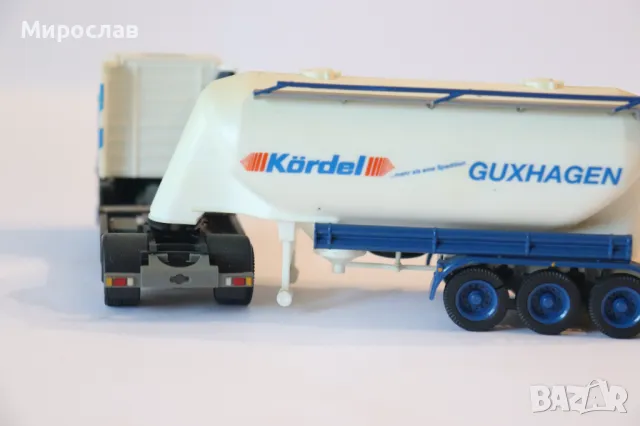 ALBEDO H0 1/87 RENAULT MAGNUМ ЦИМЕНОВОЗ КАМИОН МОДЕЛ ТИР, снимка 9 - Колекции - 50124611