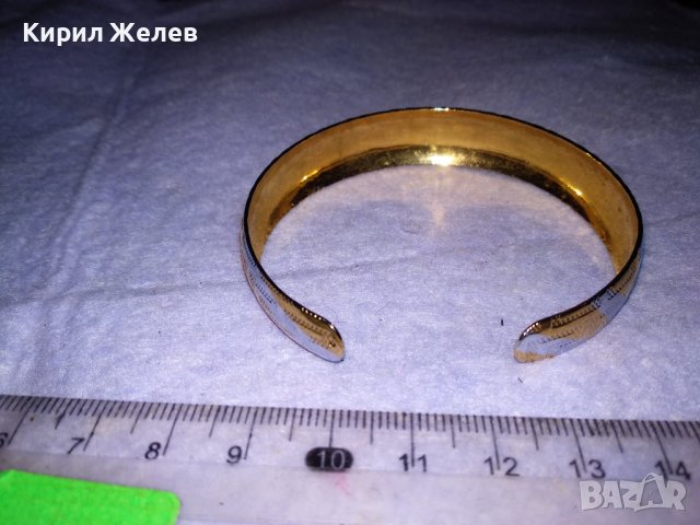 ЛЪСКАВА ПОЗЛАТЕНА РЕГУЛИРУЕМА СТИЛНО ОЛНАМЕНТИРАНА РЕТРО ГРИВНА от БЛАГОРОДНА СТОМАНА 61011, снимка 6 - Гривни - 41202042