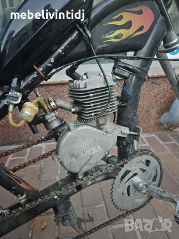 Вело мотоциклет (чопър) с 50cc двигател, снимка 9 - Мотоциклети и мототехника - 55868130