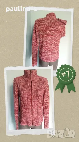 Уникална блестяща жилетка от рами и вълна с ламе "Vila" / голям размер , снимка 13 - Жилетки - 16334513