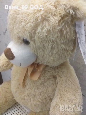 80см! Пухкаво мече с панделка, 2 цвята, снимка 5 - Плюшени играчки - 38615764