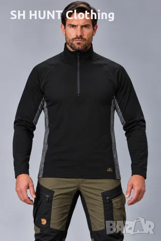 DEVOLD SPIRIT ZIP NECK 50% MERINO WOOL размер XL термо блуза 50 % Мерино Вълна - 1020