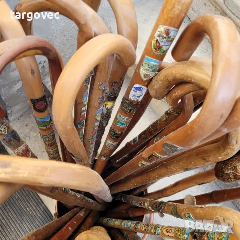 меден съд с туристически бастуни, снимка 3 - Антикварни и старинни предмети - 49592272