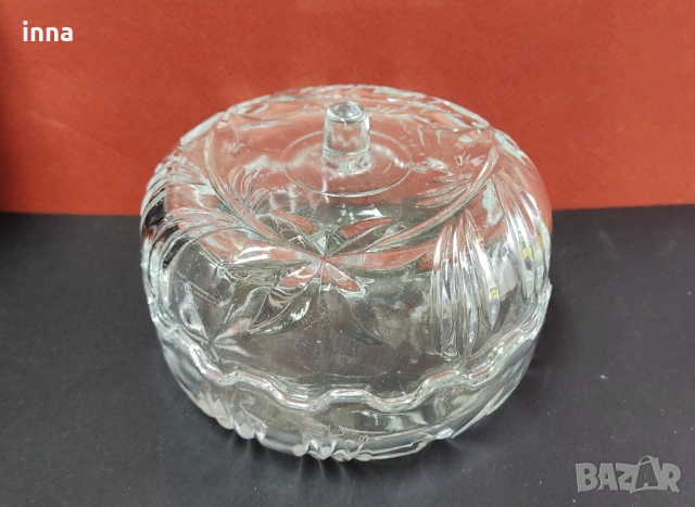 Ретро кристална купа от Италия, снимка 5 - Други ценни предмети - 53096223