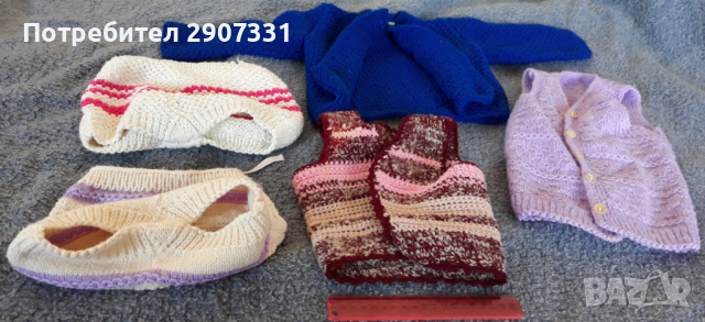 плетени дрехи за момиче 4-6 години, снимка 4 - Други - 44828128