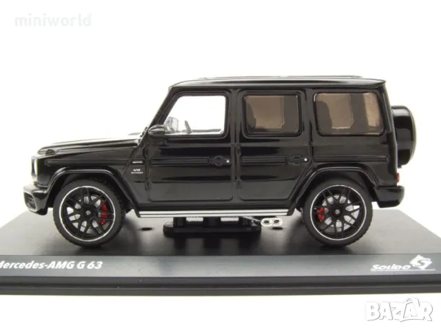 Mercedes-Benz G63 AMG 2022 - мащаб 1:43 на Solido моделът е нов в PVC дисплей-кейс, снимка 3 - Колекции - 45793799