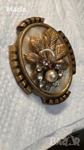 Антична брошка, късен Викториански период (1885–1905), снимка 5 - Антикварни и старинни предмети - 53254676
