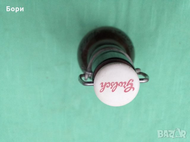 Vintage Grolsch Бирена бутилка с порцеланова капачка, снимка 2 - Други ценни предмети - 34754025