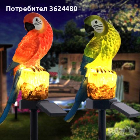 Соларна лампа Папагал 