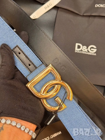 колан от естествена кожа, кутия, сертификат и торба dolce gabbana , снимка 6 - Колани - 51738689