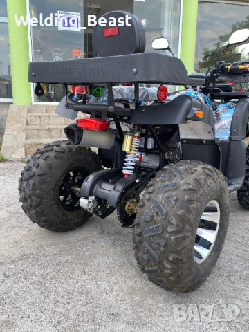 Бензиново ATV 200cc Grizzly Tourist PRO с LED бар - Син камуфлаж , снимка 5 - Мотоциклети и мототехника - 41790882