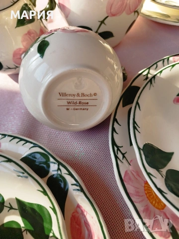 Villeroy & Boch - серия Wild Rose за 6човека, снимка 12 - Сервизи - 53843777