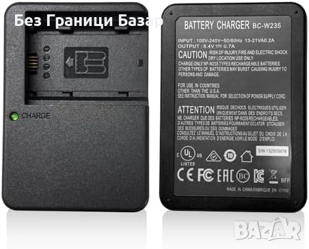Ново Зарядно NP-W235 за Fujifilm GFX 100S 100S II 50S II + кабел фото, снимка 4 - Батерии, зарядни - 53696805