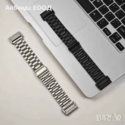 Stainless steel каишка за Garmin с Quickfit 20 / 22 / 26 mm.