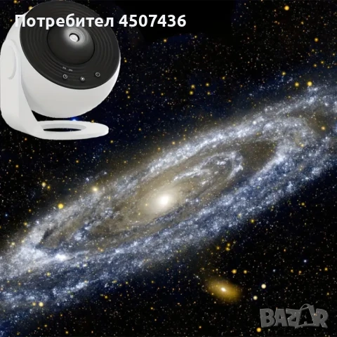 Galaxy проектор 13 филмови диска,4К HD изображение звезден проектор,360° въртящ се планетариум, снимка 8 - Прожектори - 51072951