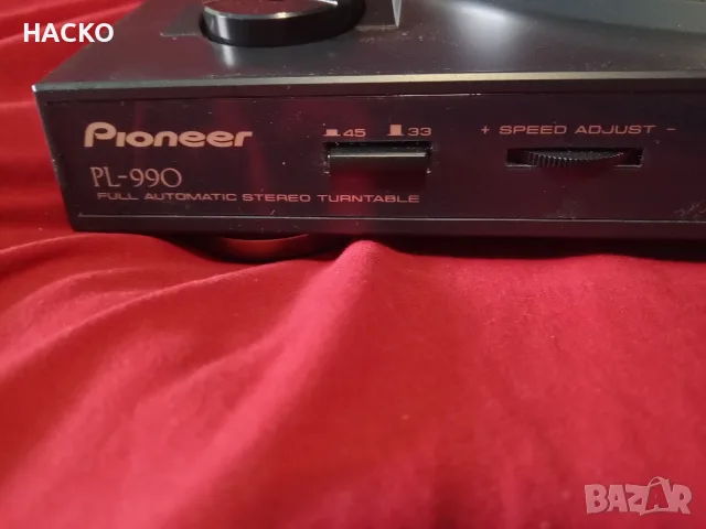 Автоматичен Стерео Грамофон Pioneer PL-990 33/45 , снимка 4 - Грамофони - 56199496