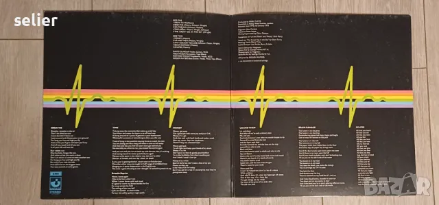 Pink Floyd – The Dark Side Of The Moon Френско издание 1975г Плочата е GATEFOLD Състояние на винила:, снимка 3 - Грамофонни плочи - 48684056