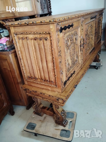 Бюфет в ренесансов стил, снимка 2 - Бюфети - 52152324