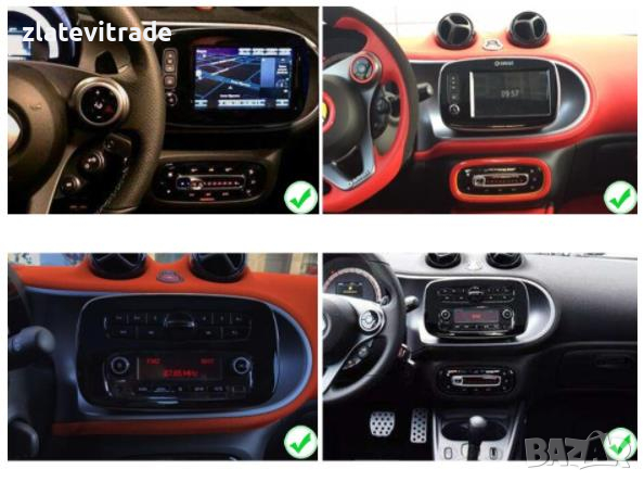 MERCEDES BENZ SMART C453, A453 2016-2022 - 9'' (LOW) АНДРОИД НАВИГАЦИЯ, 9320, снимка 6 - Навигация за кола - 36268638