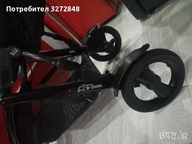 Бебешка комбинирана количка BRITAX B-DUAL, снимка 17 - Детски колички - 41893037