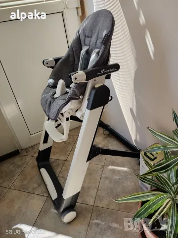 Премиум столче за хранене Peg Perego Siesta (цвят Ice) – Перфектно!, снимка 2 - Столчета за хранене - 56056728