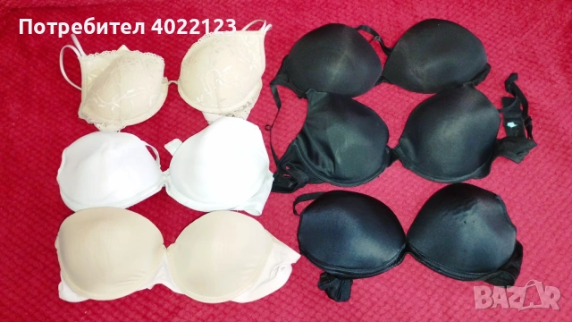 6 бр. сутиени и 1 бр. бикини