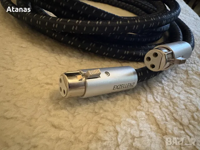 XLR балансиран кабел интерконект Inakustik Excellence 2x 3 m, снимка 6 - Други - 56135707