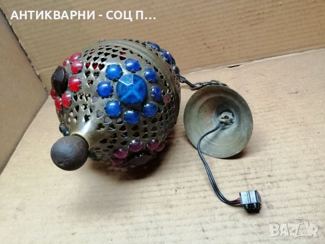 Стар Бронзов Абажур, Полилей. , снимка 5 - Антикварни и старинни предмети - 40940323