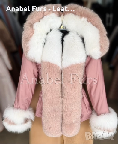 Дамски парки от естествен косъм, снимка 6 - Якета - 52314621