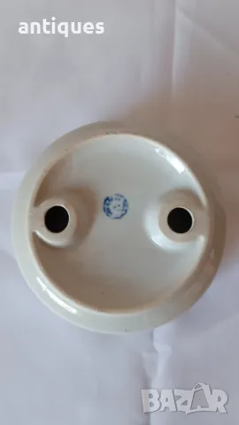  Стар порцеланов пепелник - Българска Федерация Футбол - Завод Китка - гр.Нови Пазар, снимка 6 - Антикварни и старинни предмети - 48906762