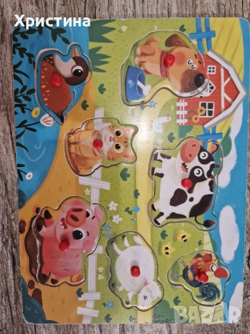 Лот от дървени пъзели , снимка 3 - Образователни игри - 52184947